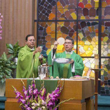 Welcome Mass for Bishop Oscar Cantú’s at Santa Teresa Parish